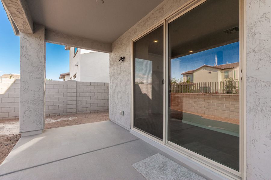 Lot 71 | Covered patio | Holden | Rev at Eastmark | Mesa, AZ | Landsea Homes