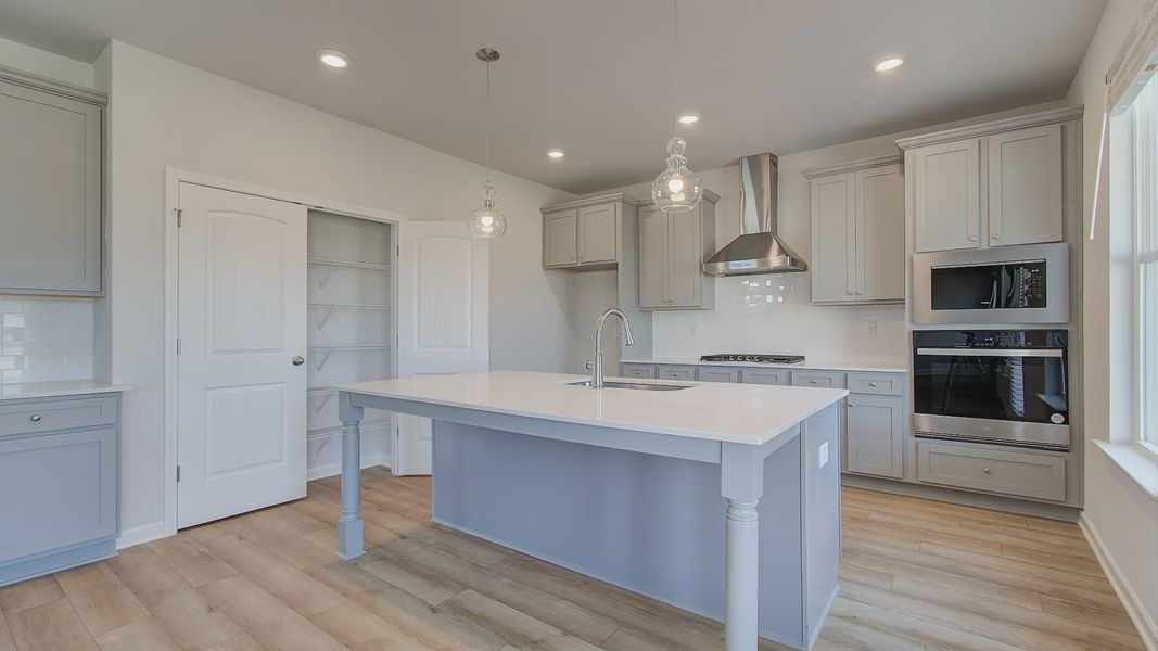Representative furnished interior of a home built from the Pelham by DRB Homes in Cottages of Bearwood, Mount Pleasant (Image 16).