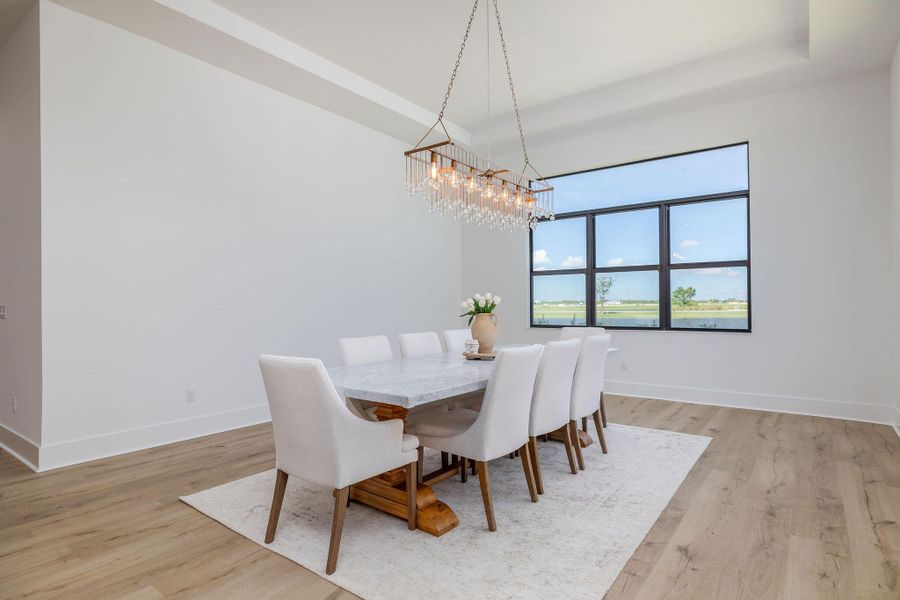 Furnished interior view inside a new home in , Port St. Lucie (Image 34).