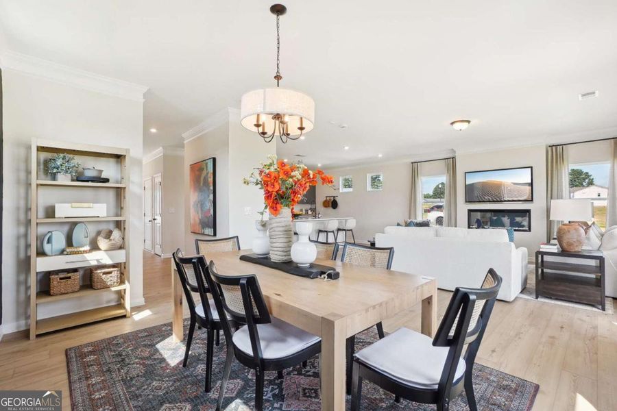 Furnished interior view inside a new home in Trellis Park, Hampton (Image 5).