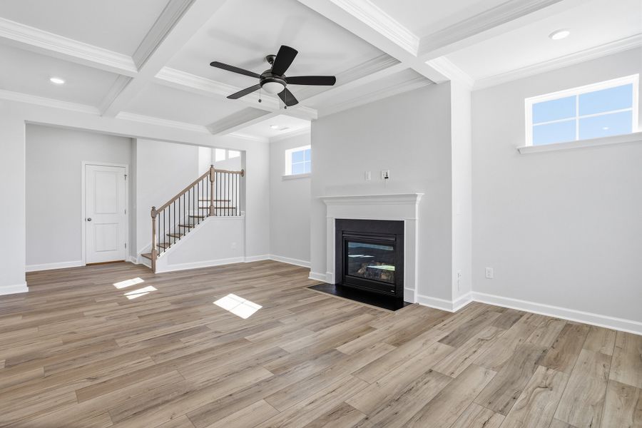 Spacious, unfurnished interior of a new home in Sweetbrier, Durham (Image 28).