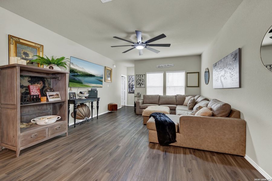 Furnished interior view inside a new home in Meadows of Martindale, Seguin (Image 7).