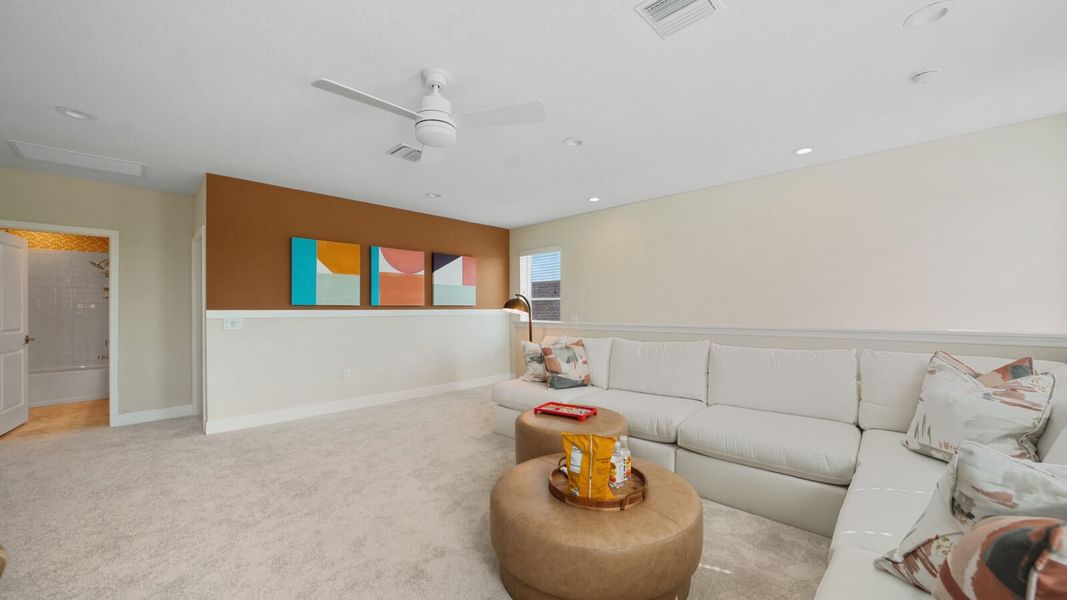 Representative furnished interior of a home built from the Heritage 2 by Neal Communities in Wildleaf, Parrish (Image 19).