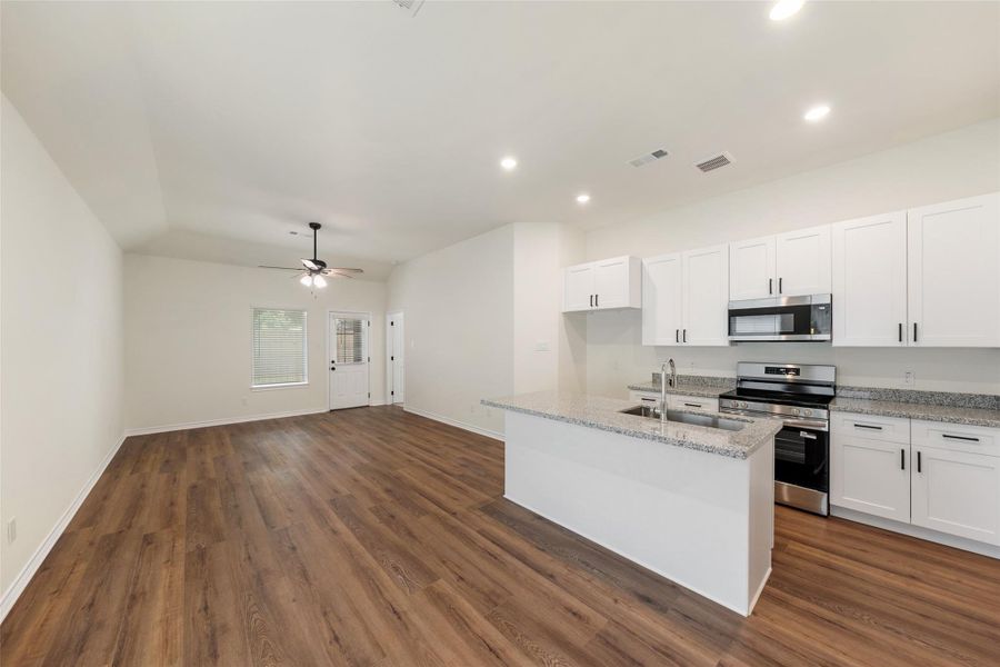 Furnished interior view inside a new home in , Willis (Image 6).