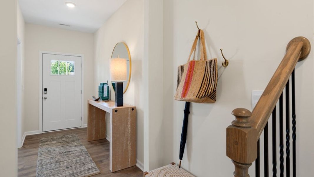 Representative furnished interior of a home built from the HAYDEN by D.R. Horton in Mason Ridge, Spring Lake (Image 8).