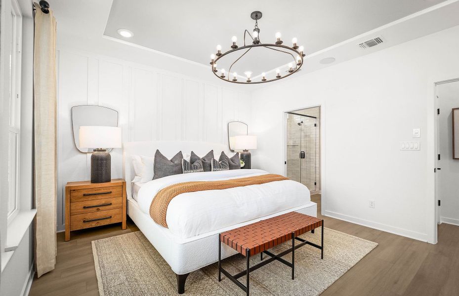 Representative furnished interior of a home built from the Compass by Del Webb in Del Webb Austin at Lost Pines, Bastrop (Image 16).