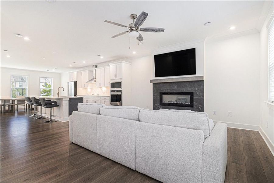 Furnished interior view inside a new home in , Decatur (Image 6).