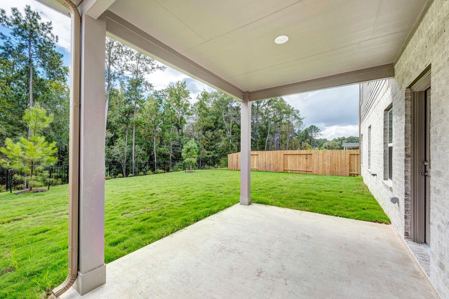 The James- Rear Covered Patio The James- Rear Covered Patio