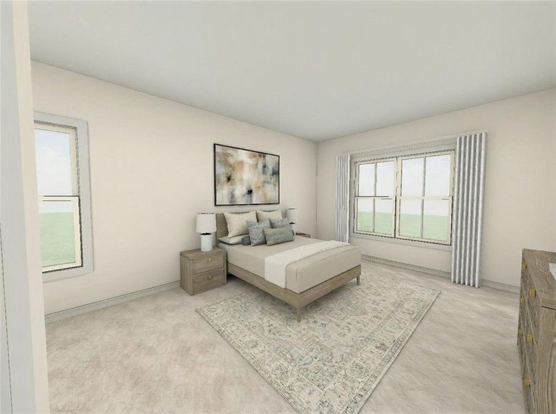 Furnished interior view inside a new home in Lanesborough, Marietta (Image 10).