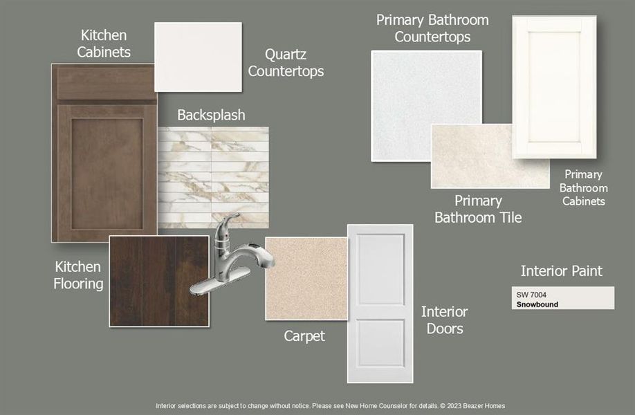 Beazer Homes Churchill Cascade Design Image.