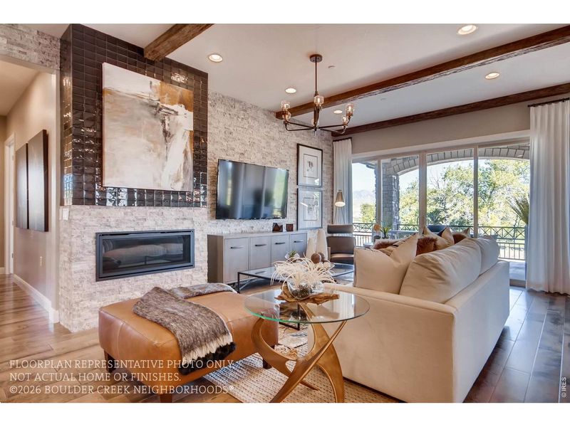Furnished interior view inside a new home in , Broomfield (Image 7).