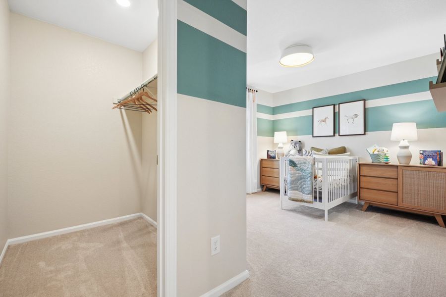 Representative furnished interior of a home built from the Summit by Taylor Morrison in Sugar Creek Alpine, Loveland (Image 23).