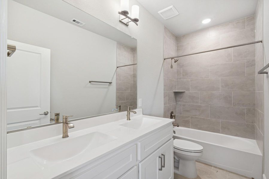 Furnished interior view inside a new home in Kresston - Enclave Collection, Magnolia (Image 16).