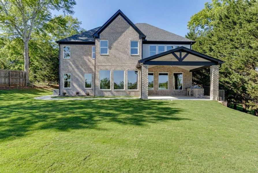 Exterior details and patio area of a home in , Buford (Image 4).