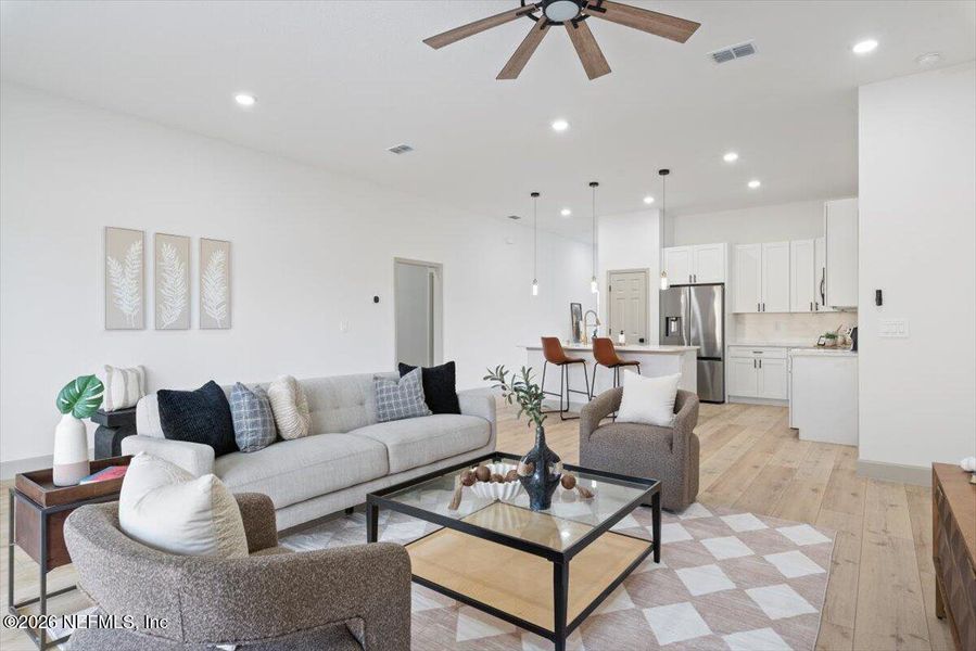 Furnished interior view inside a new home in , Orange Park (Image 13).
