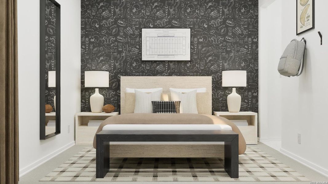 Furnished interior view inside a new home in Brookmill, San Antonio (Image 9).