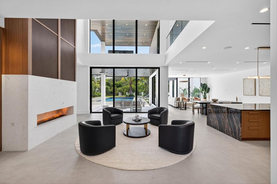 Furnished interior view inside a new home in , Fort Lauderdale (Image 16). Furnished interior view inside a new home in , Fort Lauderdale (Image 16).