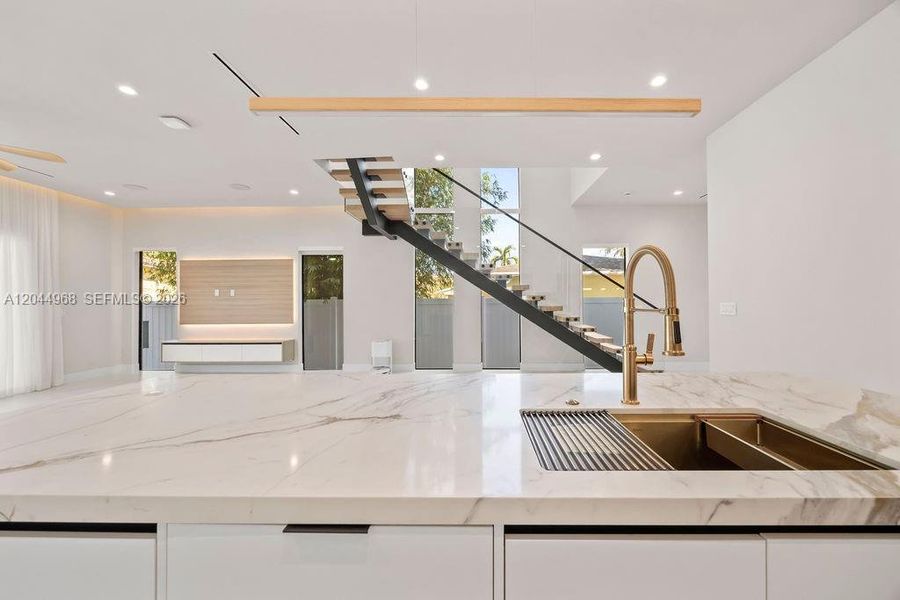 Furnished interior view inside a new home in , Fort Lauderdale (Image 5).