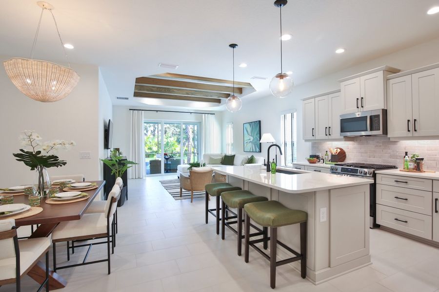 Representative furnished interior of a home built from the Dream 2 by Neal Communities in Boca Royale Golf & Country Club at Wellen Park, Englewood (Image 6).