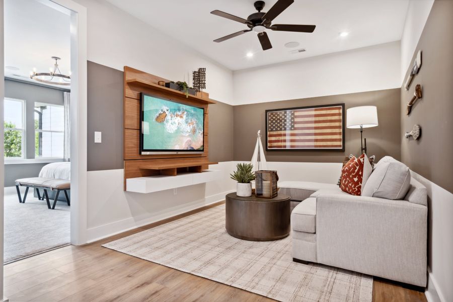 Furnished interior view inside a new home in Seven Oaks, Belmont (Image 17).
