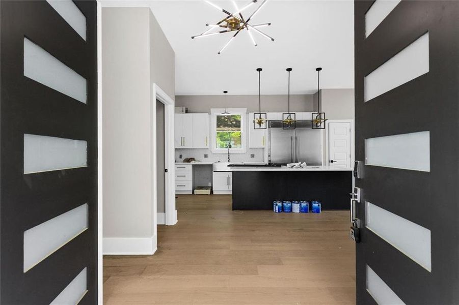 Furnished interior view inside a new home in , Atlanta (Image 4).