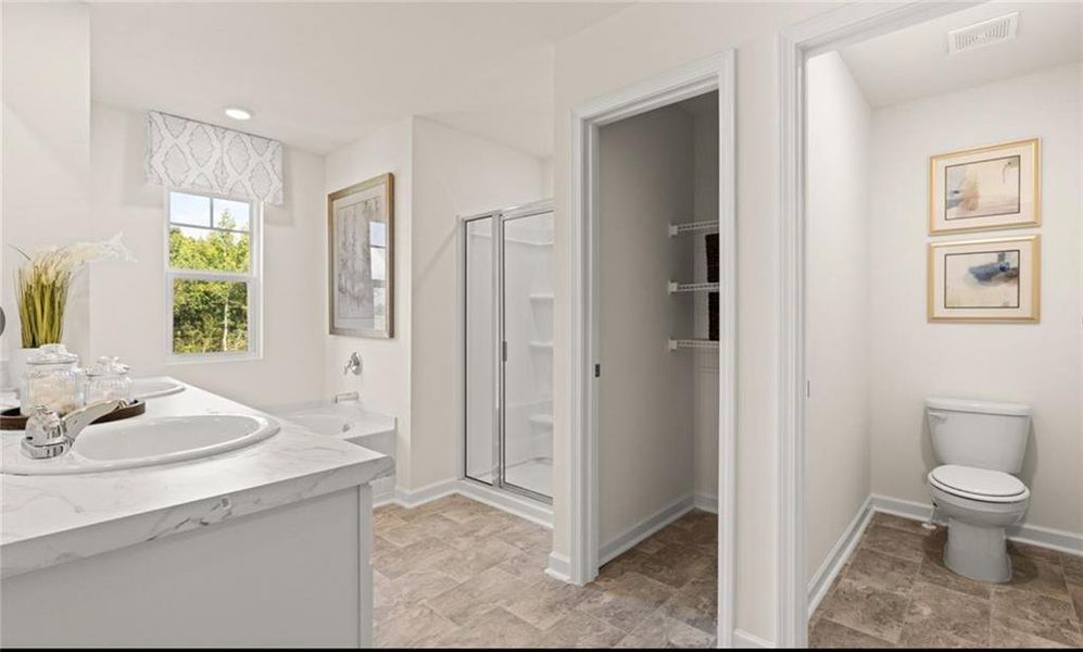 Furnished interior view inside a new home in Twin Lakes, Hoschton (Image 9).