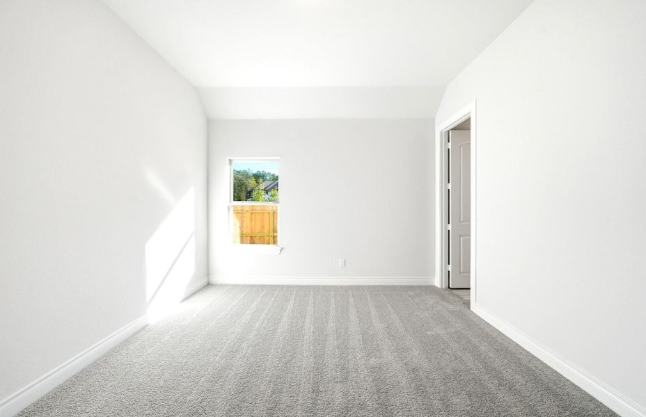 Spacious, unfurnished interior of a new home in Artavia 70′, Conroe (Image 56).