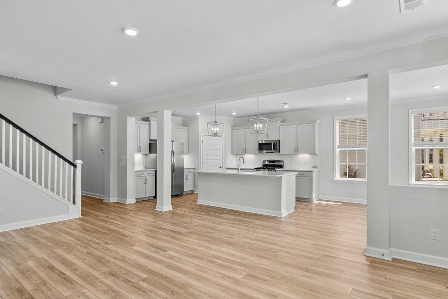 Furnished interior view inside a new home in , Summerville (Image 7).