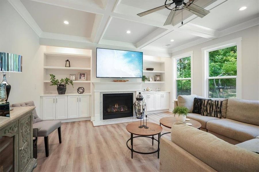 Furnished interior view inside a new home in , Acworth (Image 32).