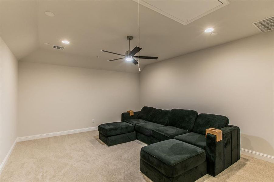 Upstairs living room