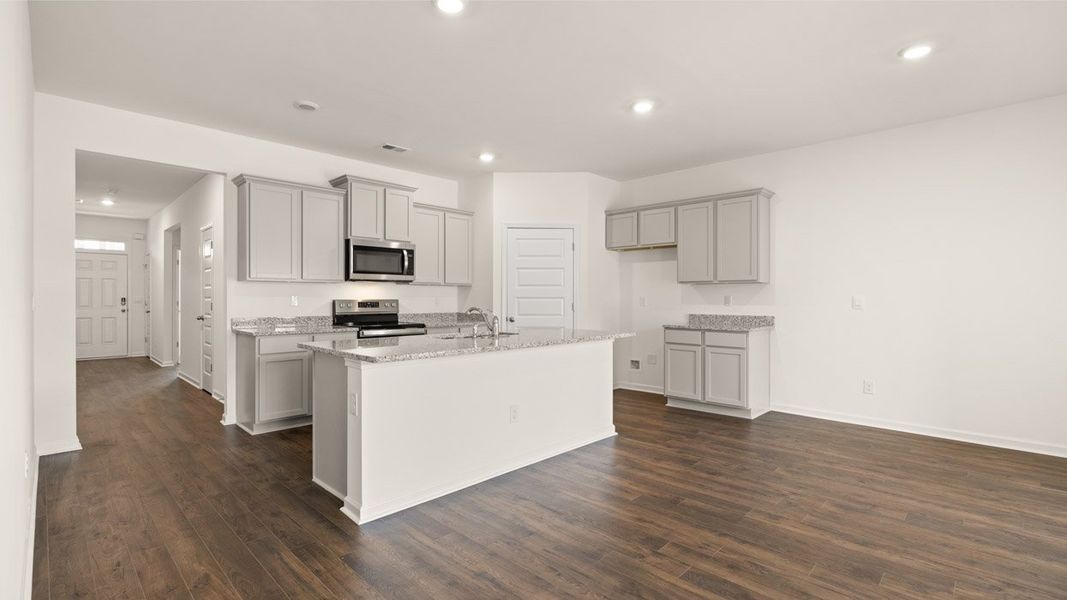 Furnished interior view inside a new home in The Abbey at Trolley Run Station, Aiken (Image 5).