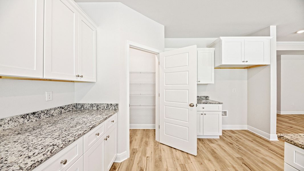 Representative unfurnished interior of a home built from the The Hawthorne by D.R. Horton in Meadows at Rehwinkel, Crawfordville (Image 34).