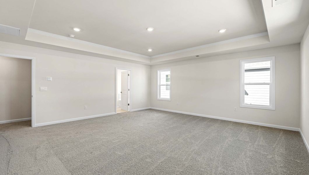 Spacious, unfurnished interior of a new home in Adams Glen, Greenville (Image 19). Spacious, unfurnished interior of a new home in Adams Glen, Greenville (Image 19).