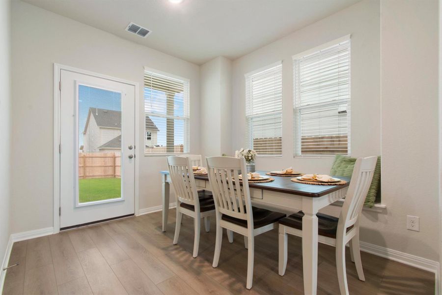 Furnished interior view inside a new home in Lariat, Liberty Hill (Image 12).