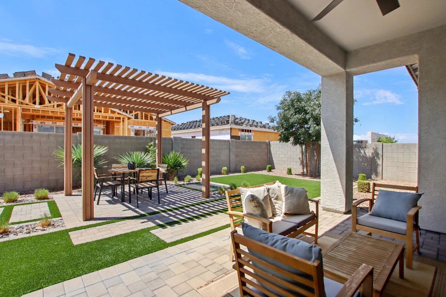 Back exterior elevation