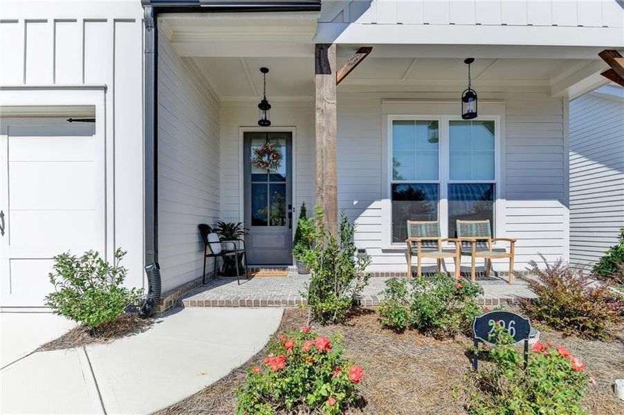 Front exterior of a new home in , Canton, GA, highlighting curb appeal (Image 2).