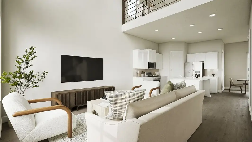 Representative furnished interior of a home built from the Berkeley by D.R. Horton in Greenwood Square, Richardson (Image 4). Representative furnished interior of a home built from the Berkeley by D.R. Horton in Greenwood Square, Richardson (Image 4).