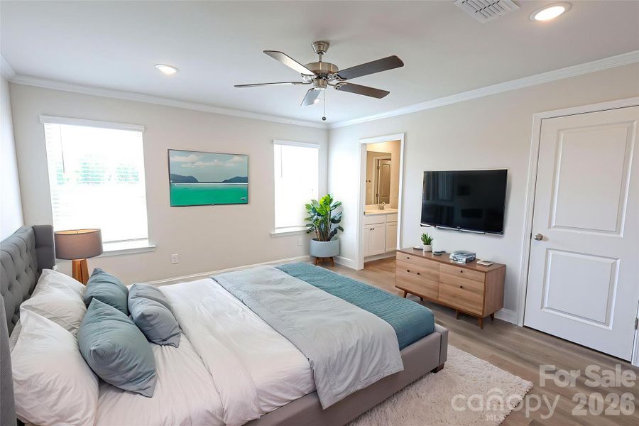 Furnished interior view inside a new home in , Denver (Image 16).