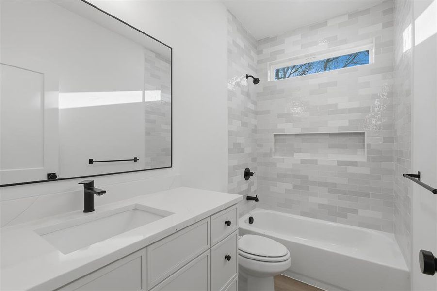 Furnished interior view inside a new home in , Dallas (Image 11).