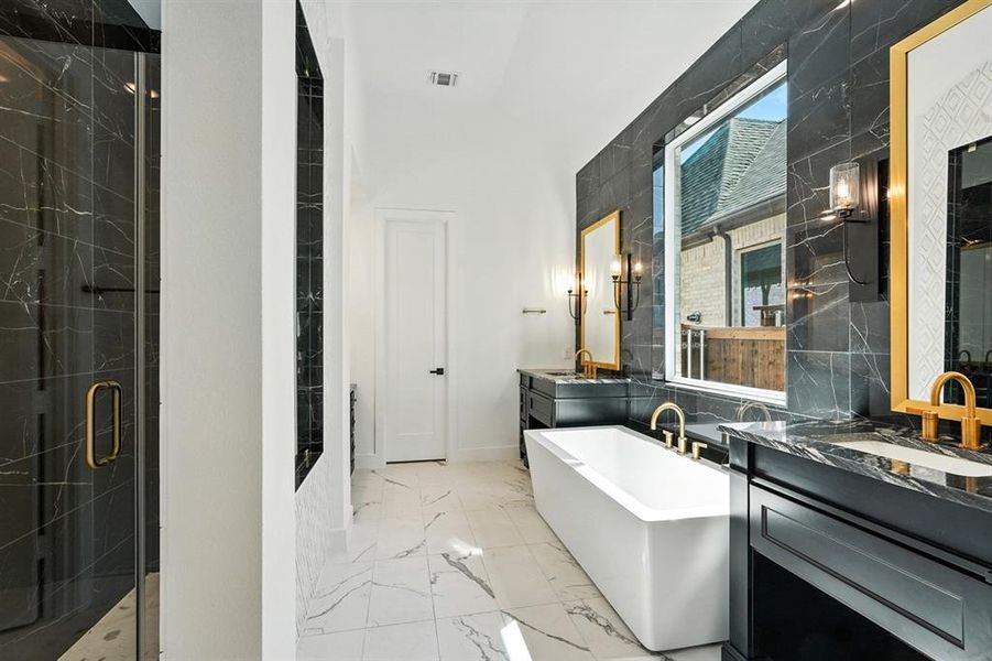 Furnished interior view inside a new home in Saddle Star Estates, Rockwall (Image 5).