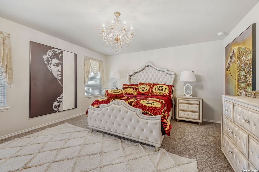 Furnished interior view inside a new home in Redbird Ranch, San Antonio (Image 10).