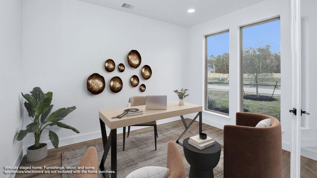 Furnished interior view inside a new home in Briarley, Montgomery (Image 11).