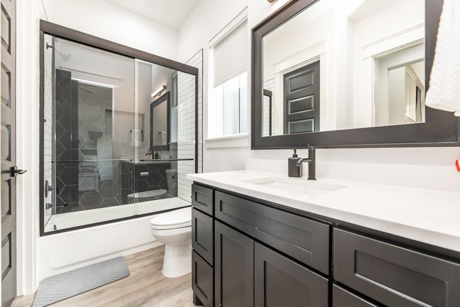 Furnished interior view inside a new home in , Willis (Image 18).