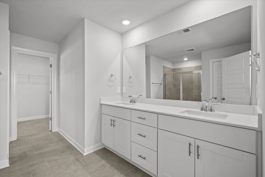 Furnished interior view inside a new home in Maxwell Commons, Easley (Image 9).