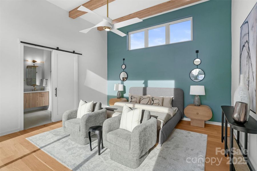 Furnished interior view inside a new home in , Charlotte (Image 32). Furnished interior view inside a new home in , Charlotte (Image 32).