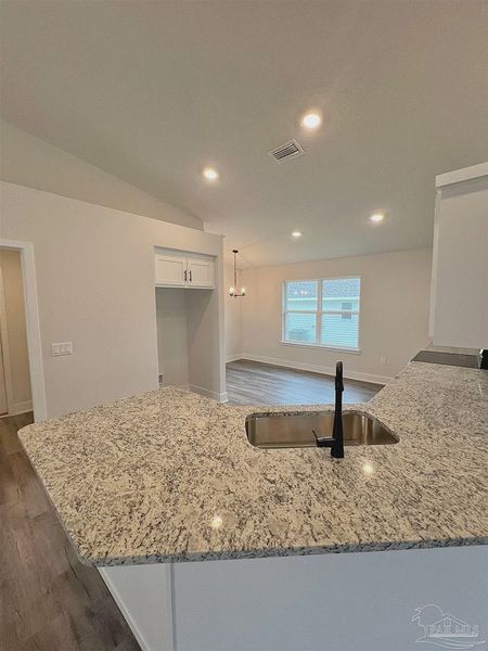 Furnished interior view inside a new home in Pine Top, Cantonment (Image 6).