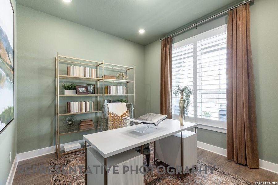 Furnished interior view inside a new home in Venado Crossing, Cibolo (Image 34).
