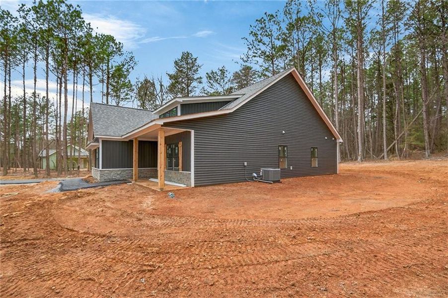 Exterior details and patio area of a home in , Cedartown (Image 21). Exterior details and patio area of a home in , Cedartown (Image 21).