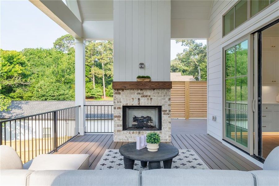 Exterior details and patio area of a home in , Roswell (Image 4). Exterior details and patio area of a home in , Roswell (Image 4).