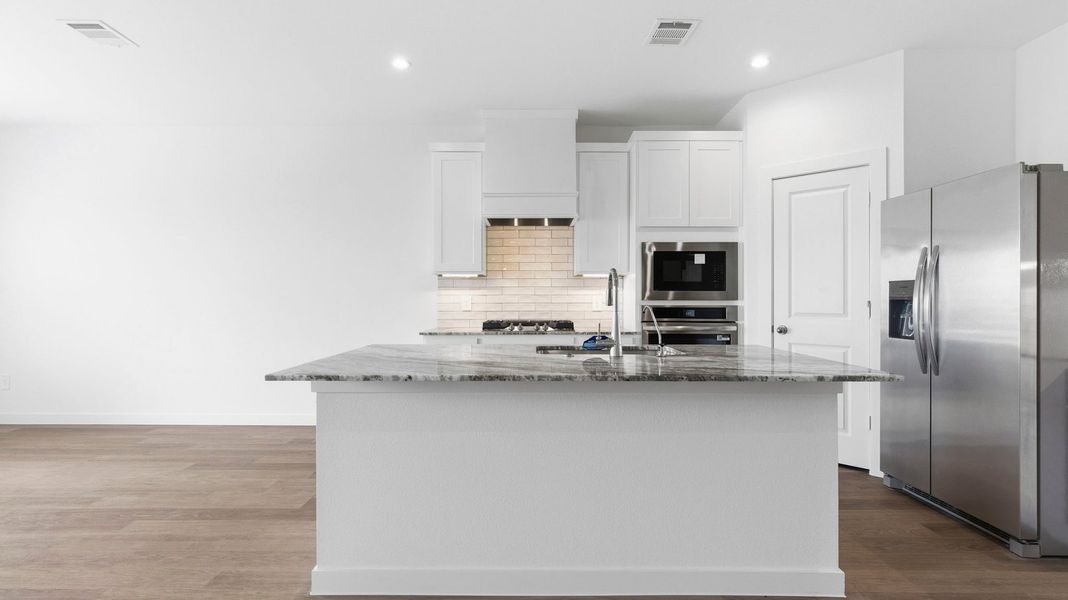 Representative furnished interior of a home built from the Jackson by D.R. Horton in Grand Cay Harbour, Texas City (Image 6). Representative furnished interior of a home built from the Jackson by D.R. Horton in Grand Cay Harbour, Texas City (Image 6).